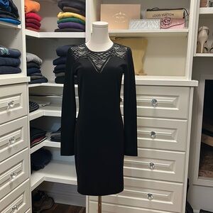 Black long sleeve dress